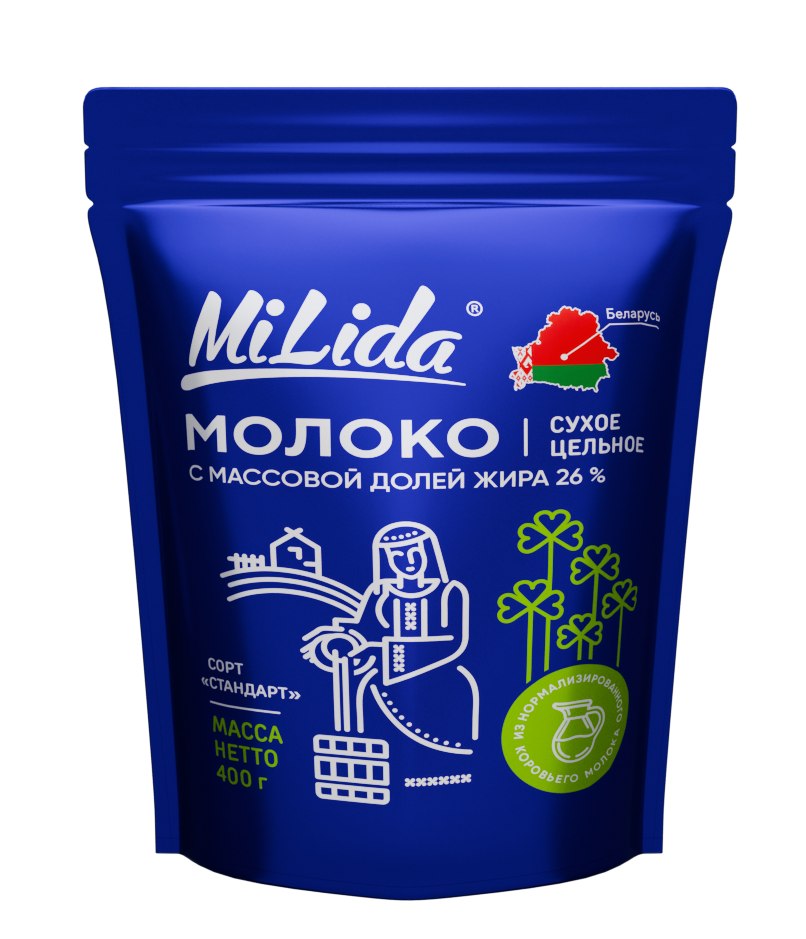 Молоко сухое цельное с массовой долей жира 26 % 