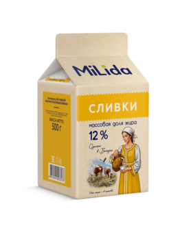 Сливки питьевые пастеризованные