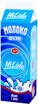Молоко питьевое пастеризованное «Вкусное»