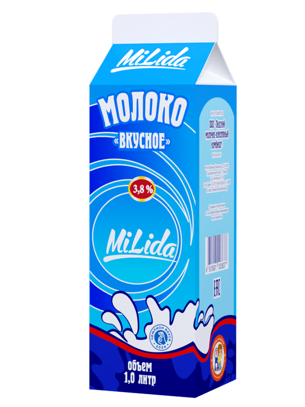 Молоко питьевое пастеризованное «Вкусное»